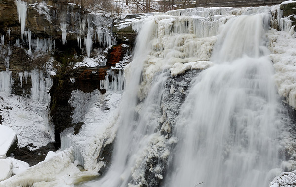 Frozen Brandywine Falls